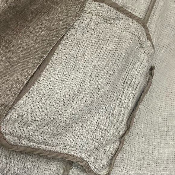 Eileen Fisher Woman Brown Linen Jacket Size 2X - Picture 17 of 17